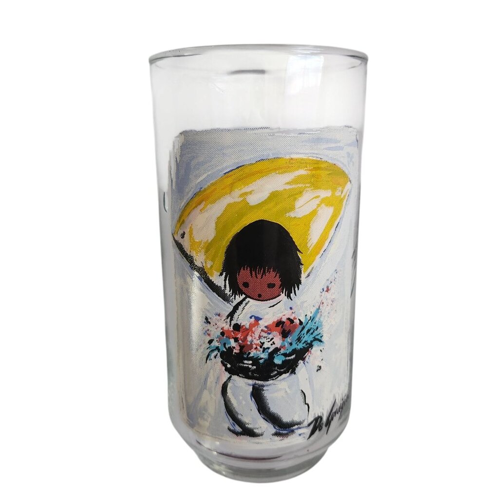Art Tumbler Flower Boy 16oz by Ted De Grazia